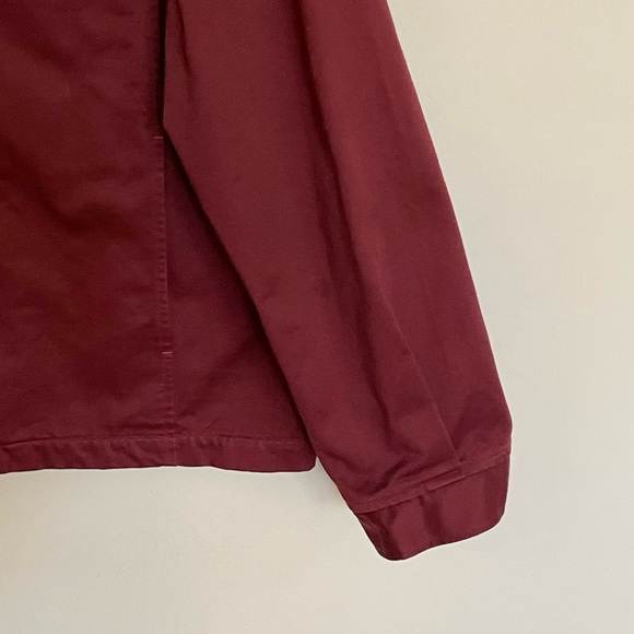 Robert Graham Burgundy Canvas Full Zip Jacket Men’s size Large - Picture 3 of 8